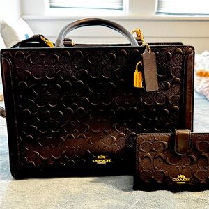 Coach purse and wallet